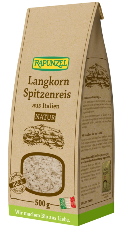 Langkorn Spitzenreis, BIO, Rapunzel, 500g