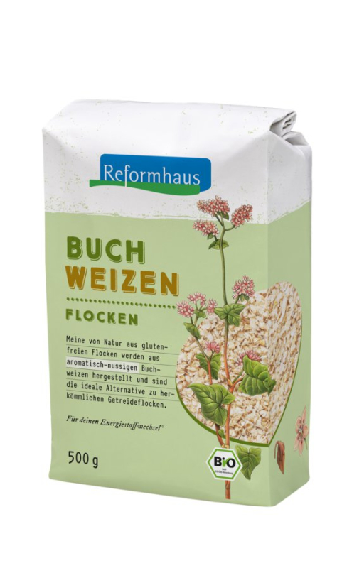 Buchweizenflocken,  BIO, 500g, Reformhaus