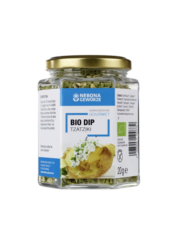 Dip Tzatziki Gewürzzubereitung, BIO, Nebona, 20 g