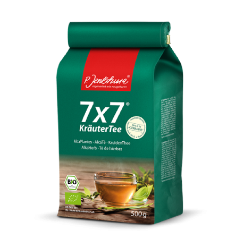 (MHD:08.2025)7x7 KräuterTee, BIO, P. Jentschura, 500 g