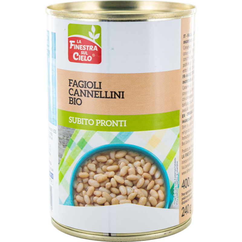 Cannellini Bohnen, BIO, La Finestra Sul Cielo, 400g