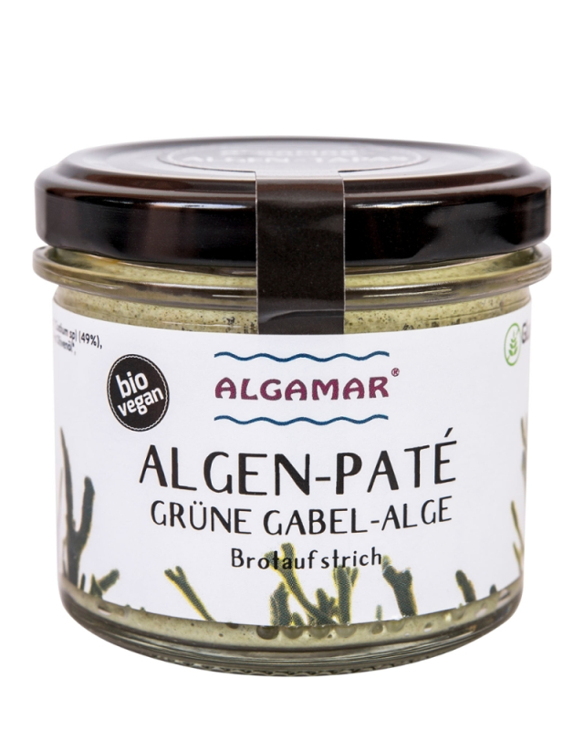 Algen-Paté (grüne Gabel-Alge), BIO, Algamar, 100g