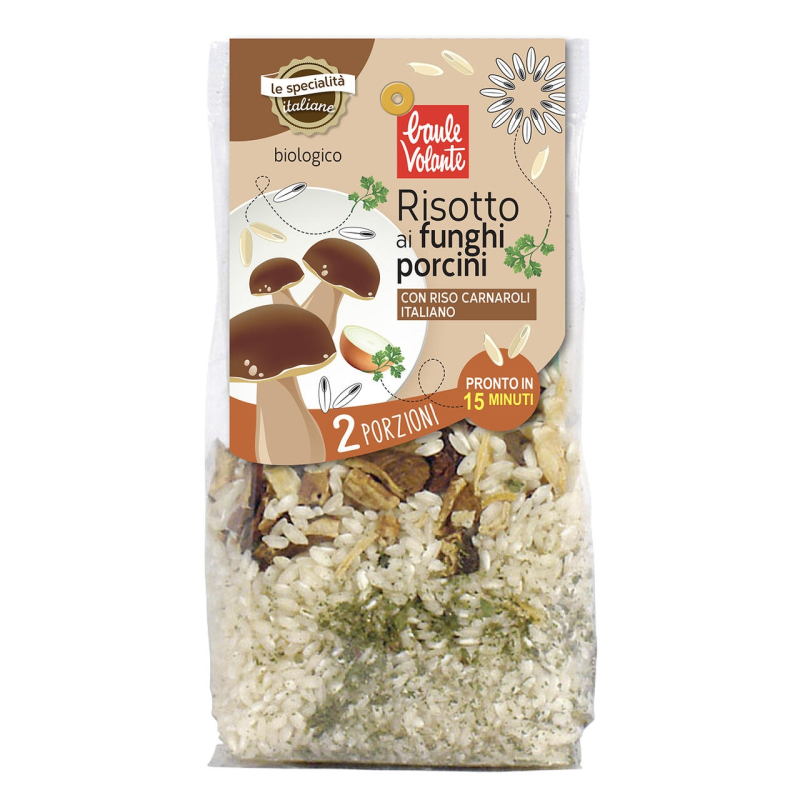 Steinpilz-Risotto, BIO, Baule Volante, 250g