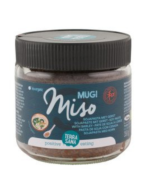 Mugi Miso unpasteurisiert, BIO, TerraSana, 350 g