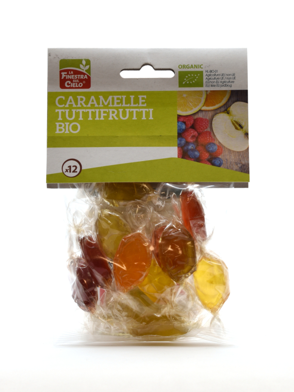 Tuttifrutti Bonbons, BIO, La Finestra Sul Cielo, 60g Mindesthaltbarkeitsdatum 01.10.2022