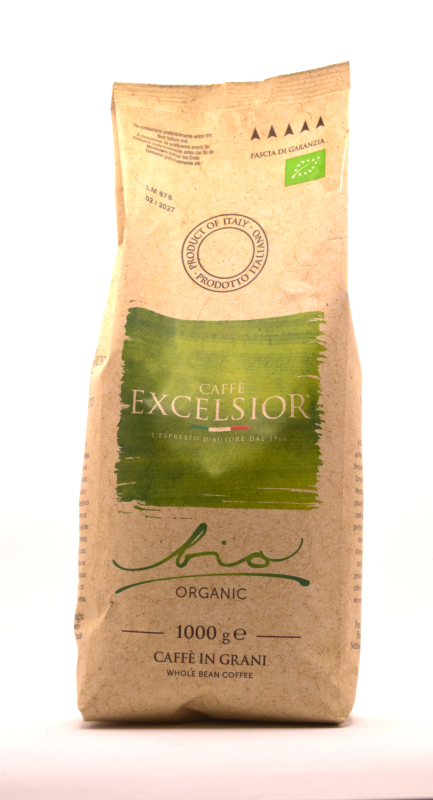 Kaffeebohnen 100% Arabica, BIO, Caffé Excelsior, 1kg