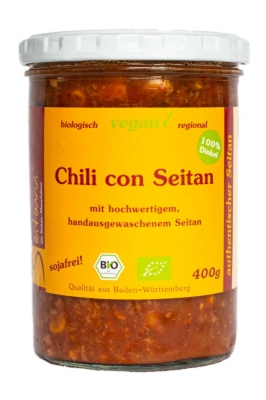 Chili con Seitan, BIO, Seitani, 400 g