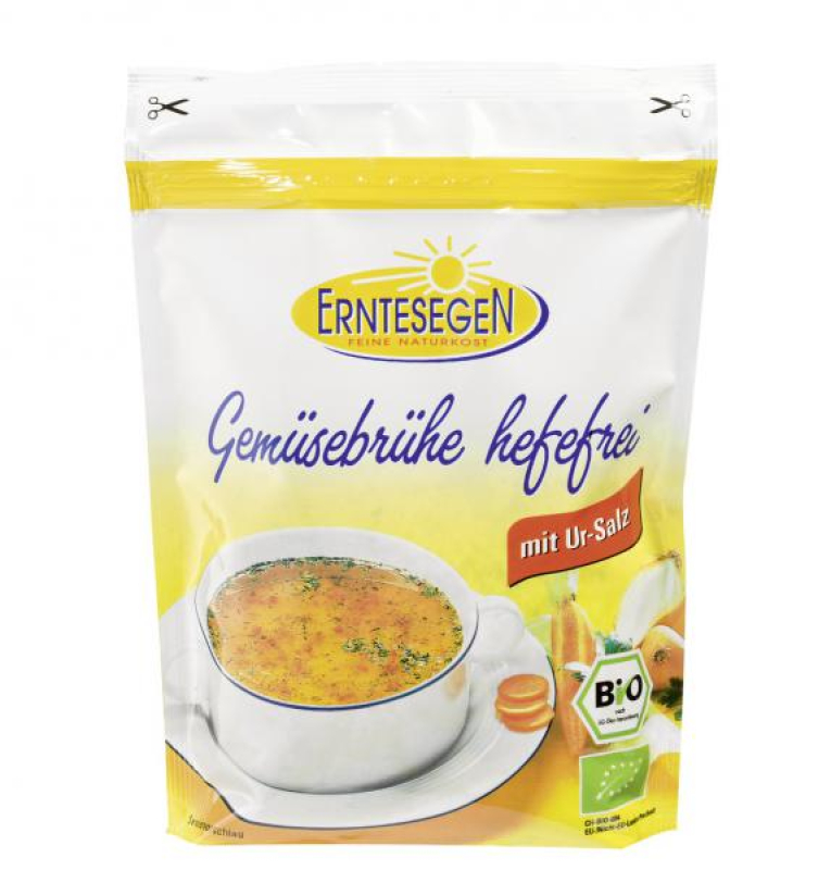 Gemüsebrühe hefefrei mit Ur-Salz, BIO, Erntesegen, 264 g