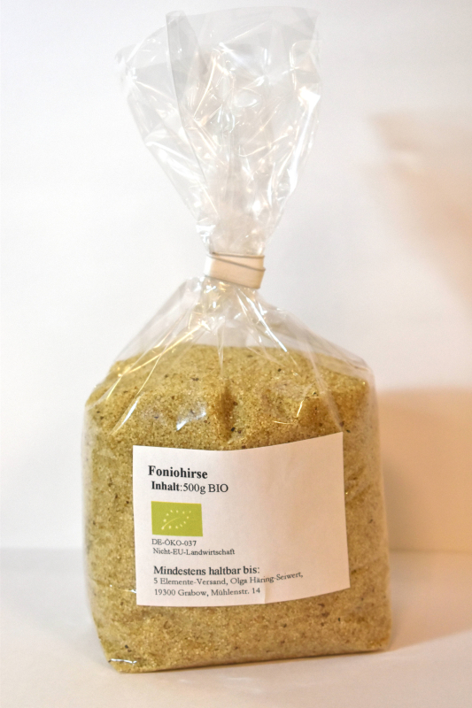 Fonio, BIO, 500g, Selbstabfüllung