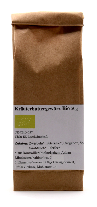 Kräuterbuttergewürz, BIO, 50g