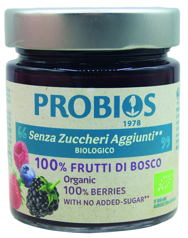 100% Fruchtaufstrich aus Beeren, BIO, Probios, 215g