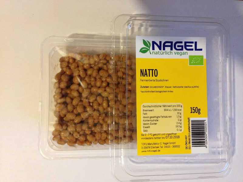 Natto frisch, BIO, Nagel, 150g (lieferbar ab Mitte März)