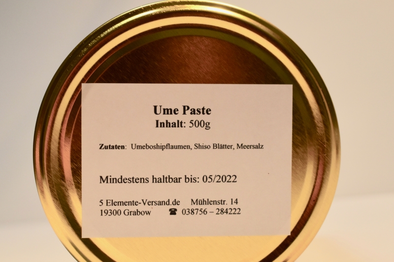 Ume Paste, 500 g, Selbstabfüllung
