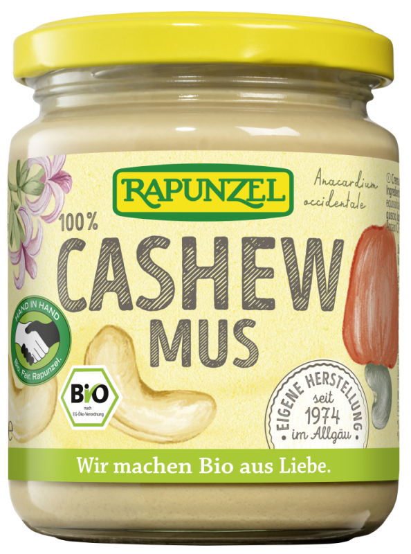 Cashewmus, BIO, Rapunzel, 250g