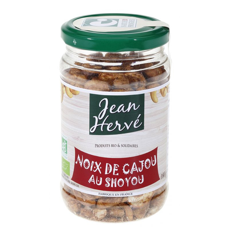 Cashewnüsse mit Shoyu, BIO, Jean Hervé, 180g