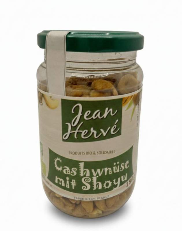 Cashewnüsse mit Shoyu, BIO, Jean Hervé, 180g