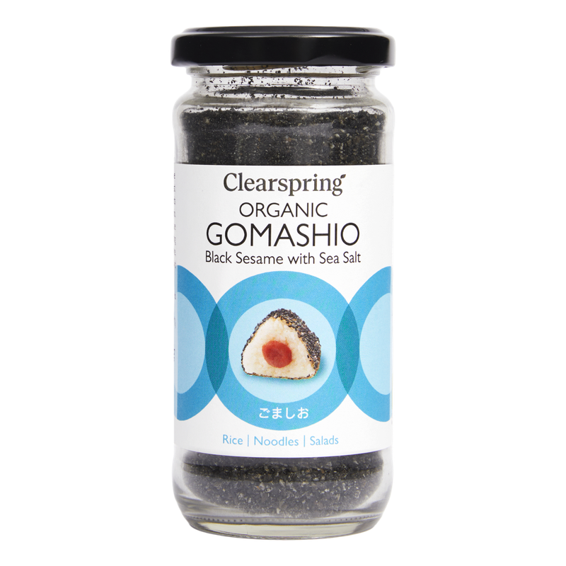 Gomasio aus schwarzem Sesam, BIO, Clearspring, 100g