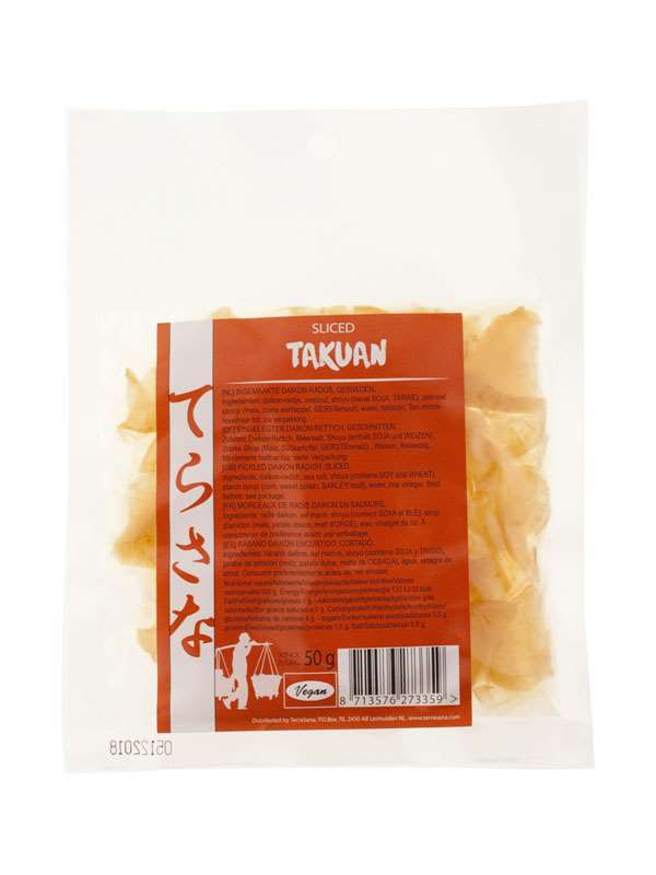 Takuan geschnitten, TerraSana, 50 g